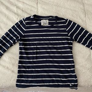 Long sleeve striped top